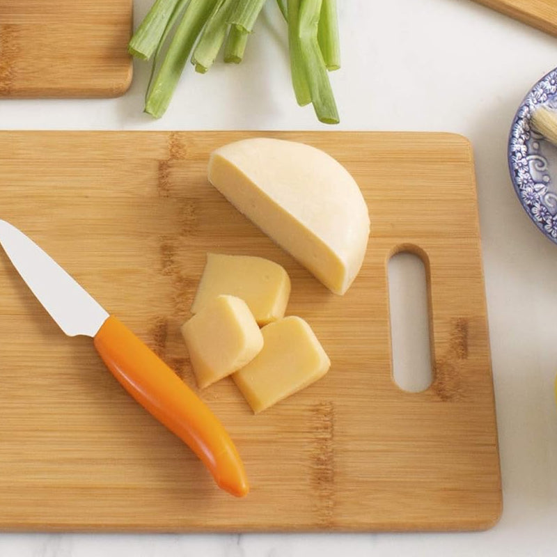 Premium Bamboo Cutting, Chopping Board and Serving Plate - 3 sizes