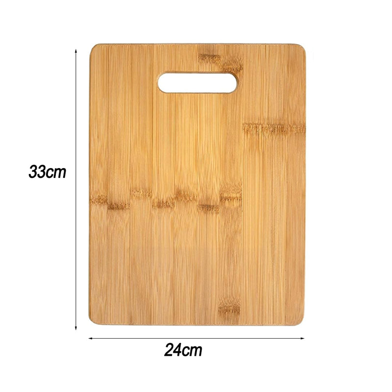 Premium Bamboo Cutting, Chopping Board and Serving Plate - 3 sizes