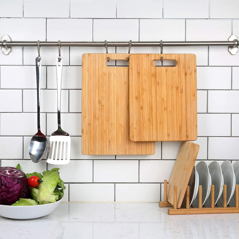 Premium Bamboo Cutting, Chopping Board and Serving Plate - 3 sizes