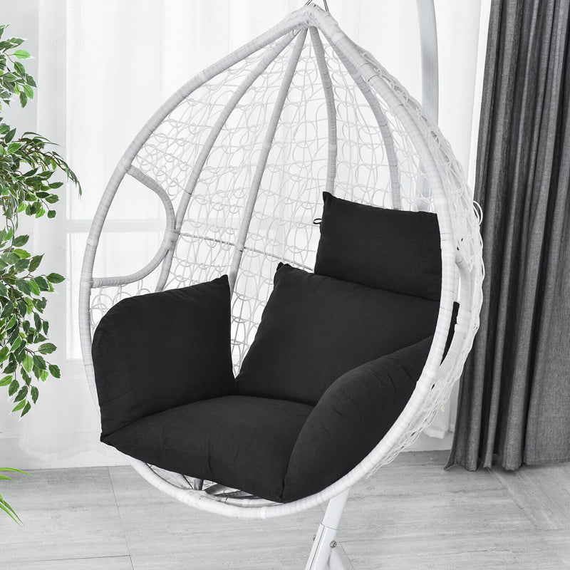 Hanging Egg Chair Soft Cotton Replacement Cushion for Swing Wicker Chair