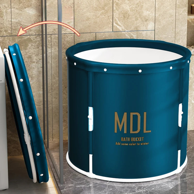 One-Click Collapsible Portable Bucket Type Water Bathtub