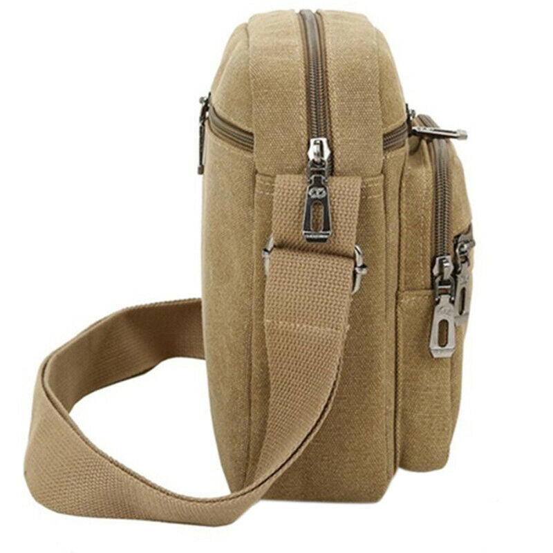 Retro Style Men's Canvas Messenger and Crossbody Satchel Bag