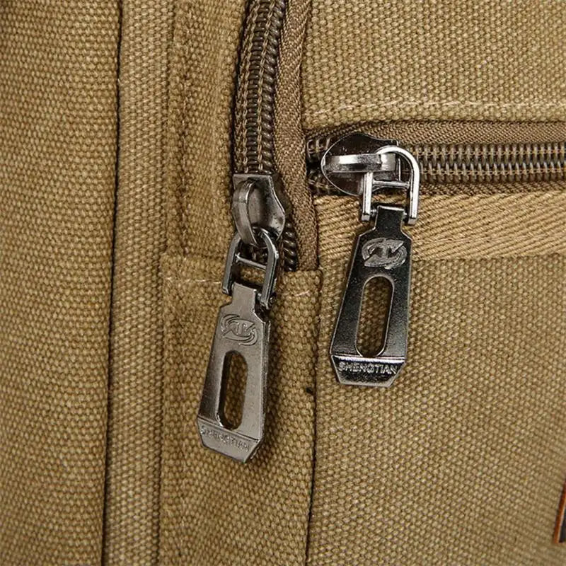 Retro Style Men's Canvas Messenger and Crossbody Satchel Bag