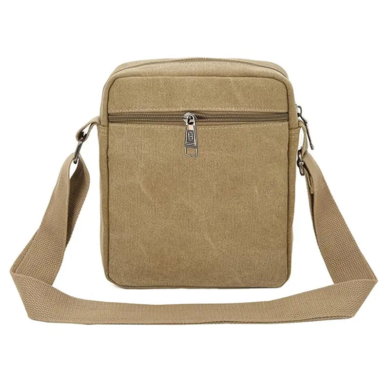 Retro Style Men's Canvas Messenger and Crossbody Satchel Bag