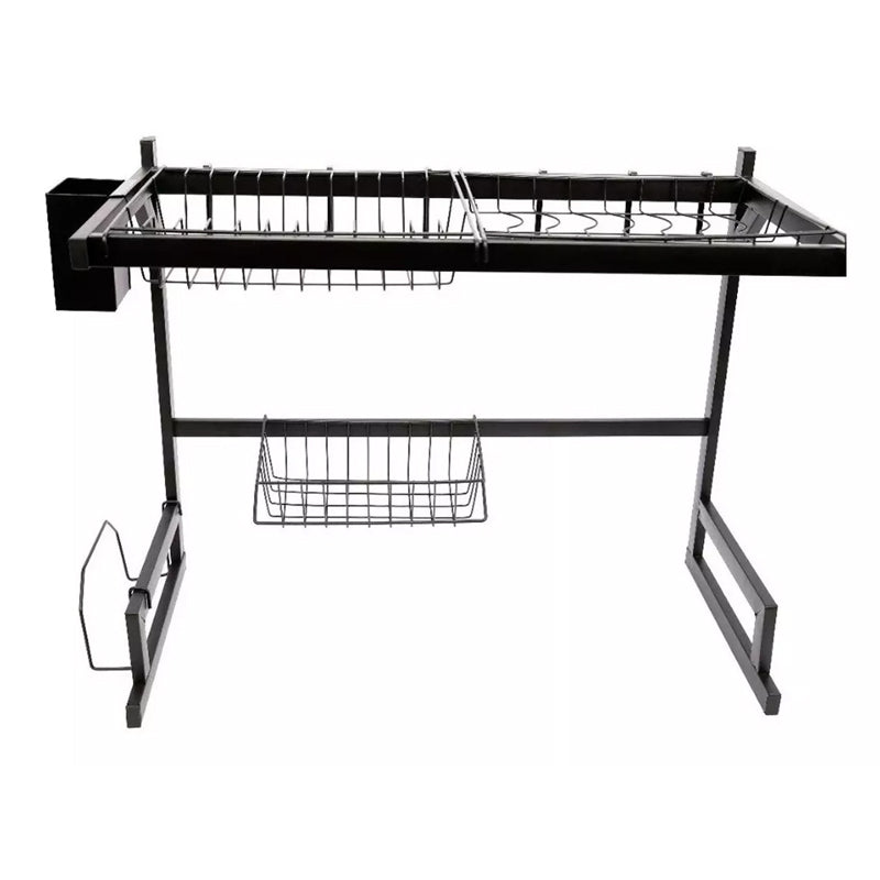 1 / 2 Tier Stainless Steel Dish Drying Rack and Kitchen Cutlery Organize