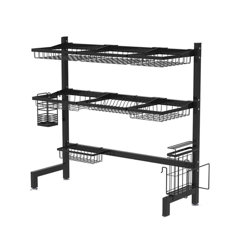 1 / 2 Tier Stainless Steel Dish Drying Rack and Kitchen Cutlery Organize