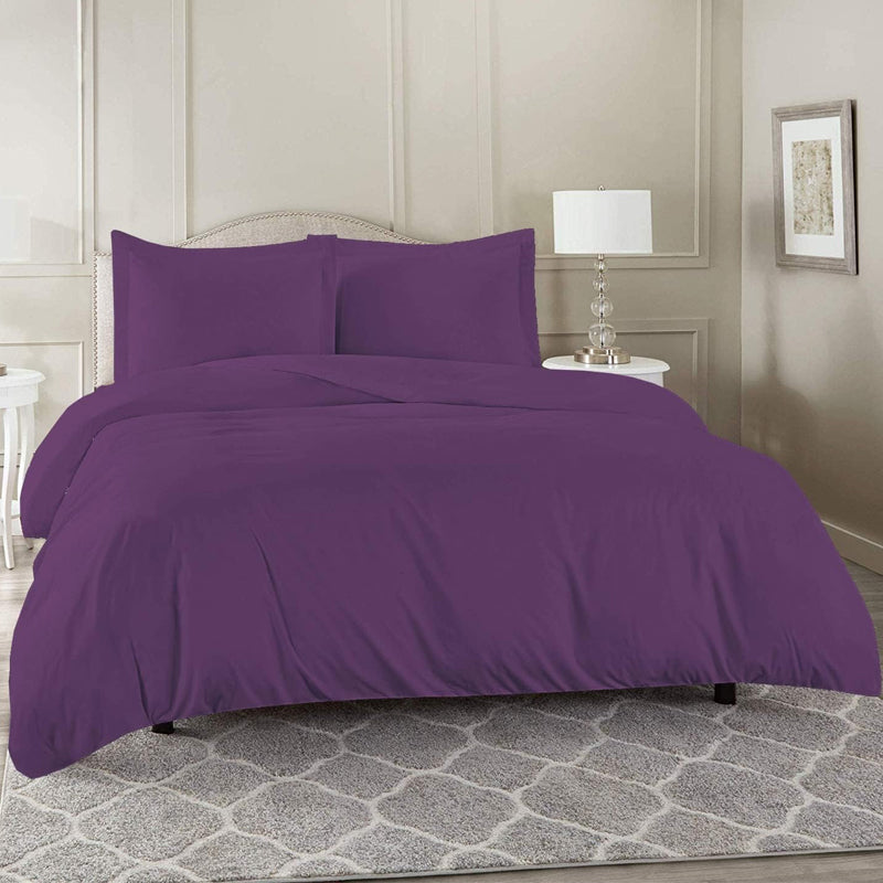 2000TC Washed Cotton Quilt Doona Duvet Cover and Pillowcase Set