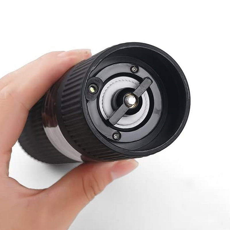 One-Hand Electric Salt Grinder and Pepper Mill with LED Light- Battery Operated