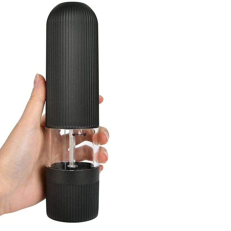 One-Hand Electric Salt Grinder and Pepper Mill with LED Light- Battery Operated