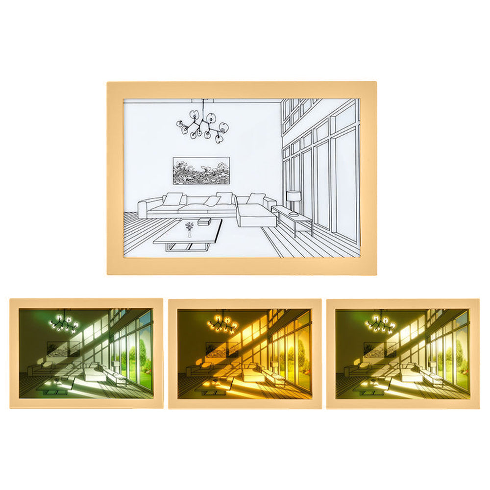 LED Light Painting Modern Decorative Night Light USB Plugged- in