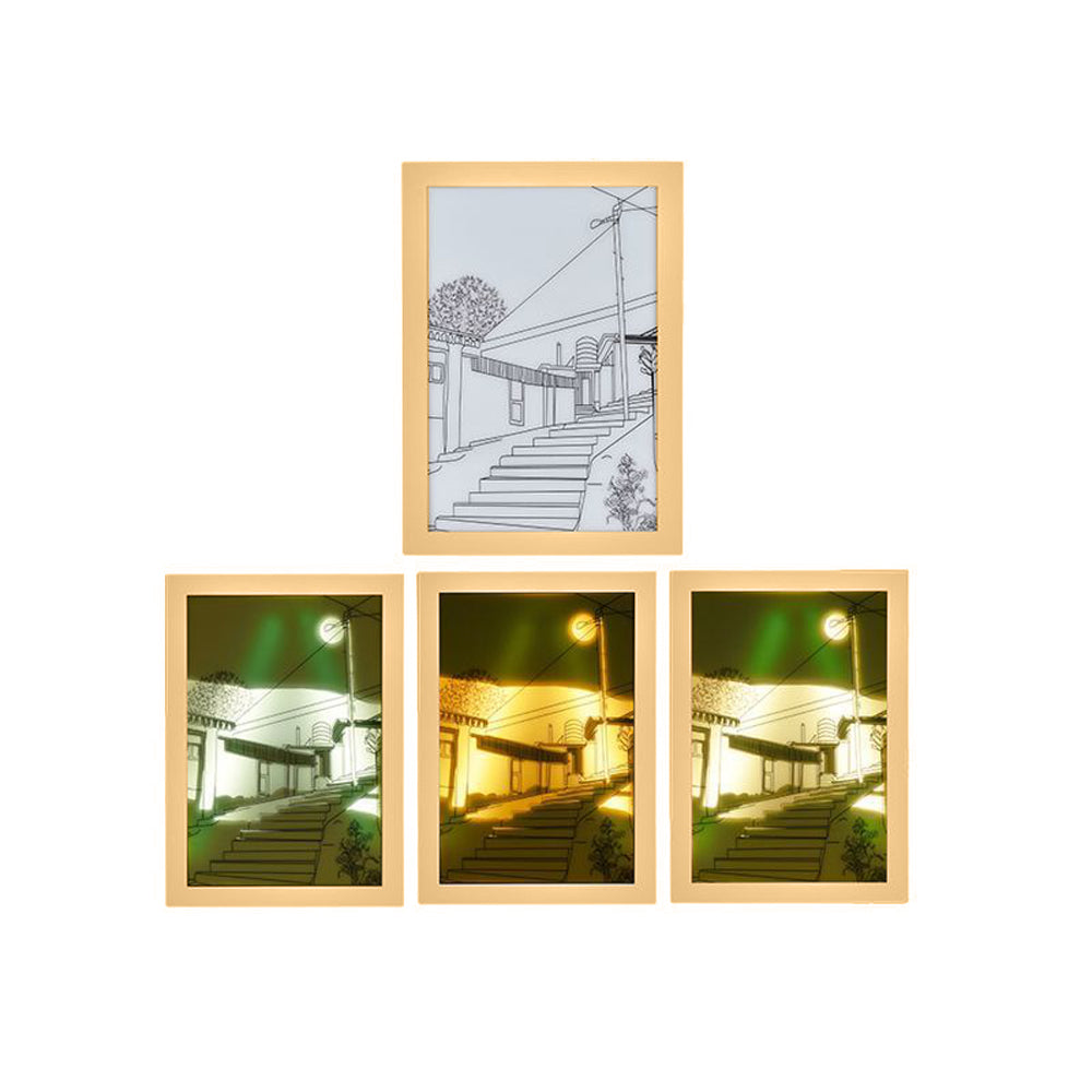 LED Light Painting Modern Decorative Night Light USB Plugged- in