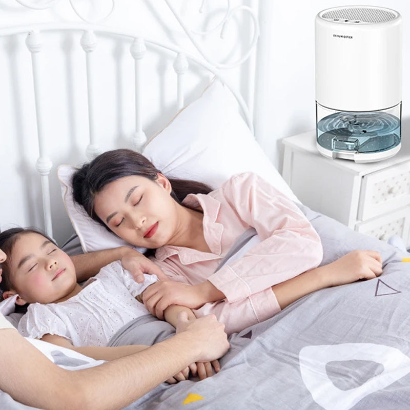 Moisture Absorber Mini Air Dehumidifier Room Air Dryer- Black, White