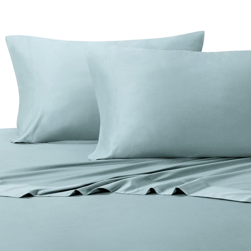 King/Queen Size Set of 2 Envelope Enclosure Solid Color Microfiber Pillowcases