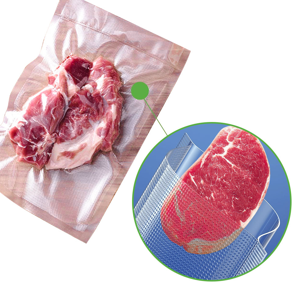 100 Pcs Commercial Grade Airtight Vacuum Food Sealer Bag