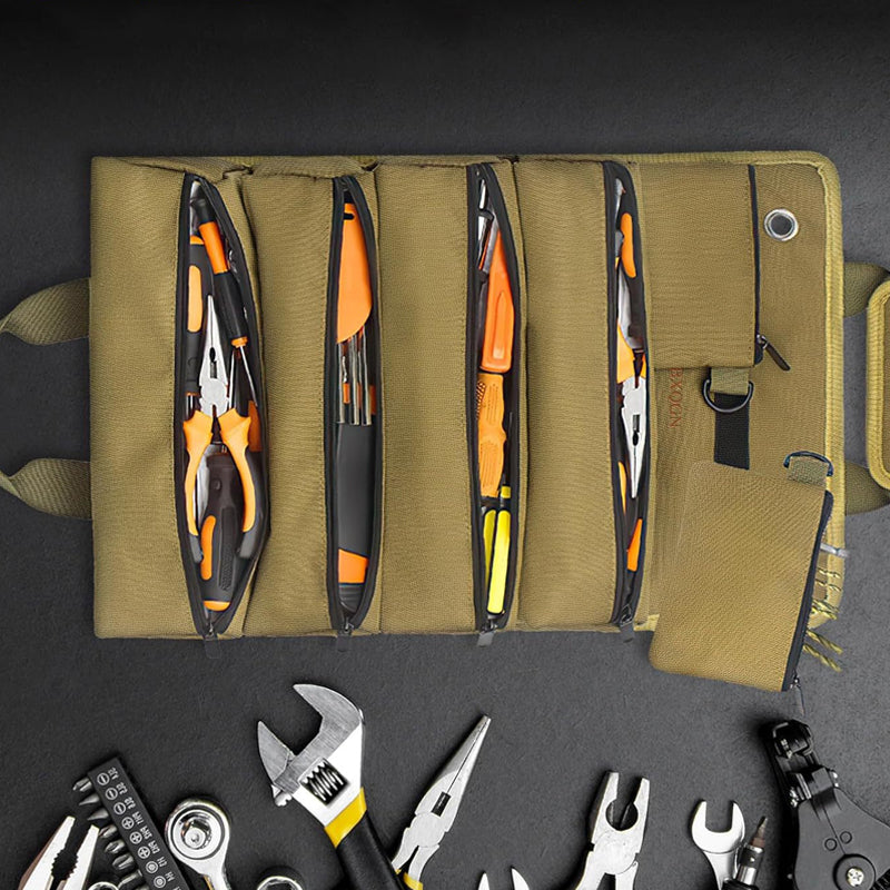 Large Capacity Waterproof Foldable Roll Tool Bag