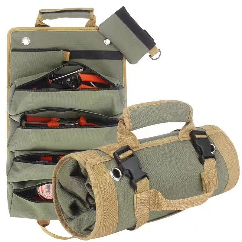 Large Capacity Waterproof Foldable Roll Tool Bag