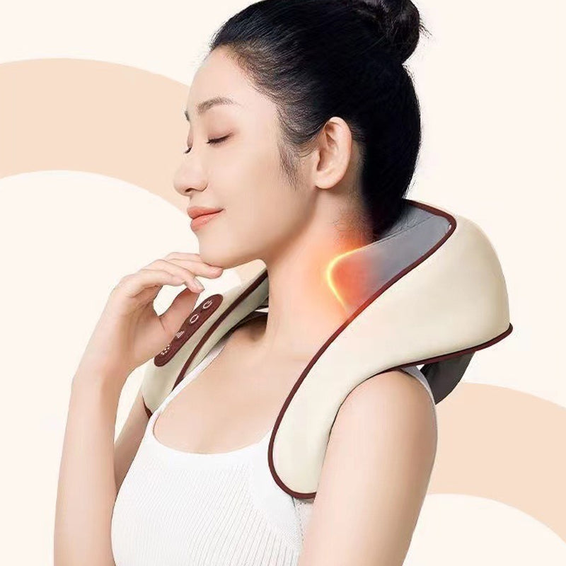 5D Deep Kneading Massagers for Neck and Shoulder with Heat Goletsure - USB Charging
