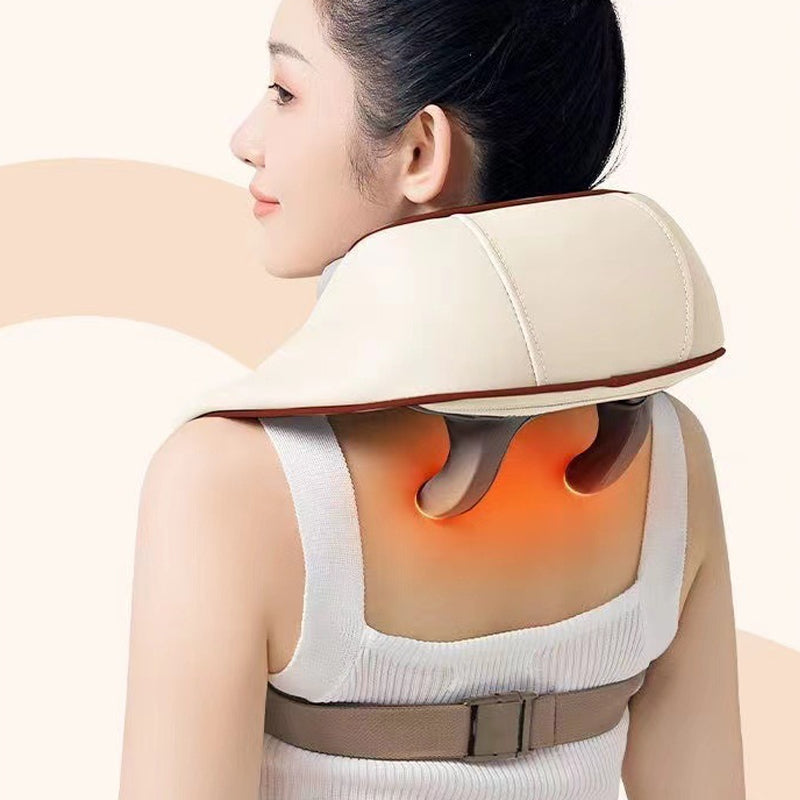 5D Deep Kneading Massagers for Neck and Shoulder with Heat Goletsure - USB Charging