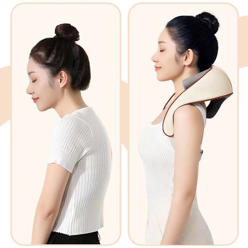 5D Deep Kneading Massagers for Neck and Shoulder with Heat Goletsure - USB Charging