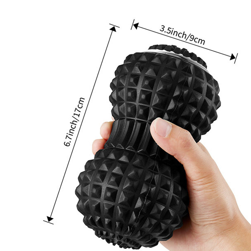 Deep Tissue Vibrating Massage Roller for Spine Back Muscle Relaxation- USB Charging