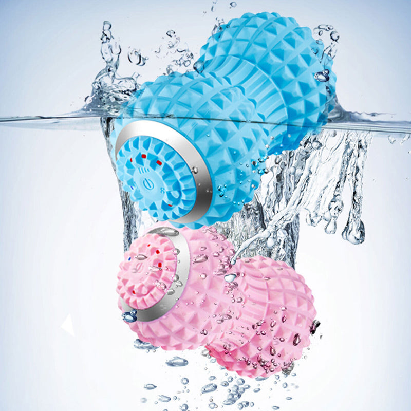 Deep Tissue Vibrating Massage Roller for Spine Back Muscle Relaxation- USB Charging