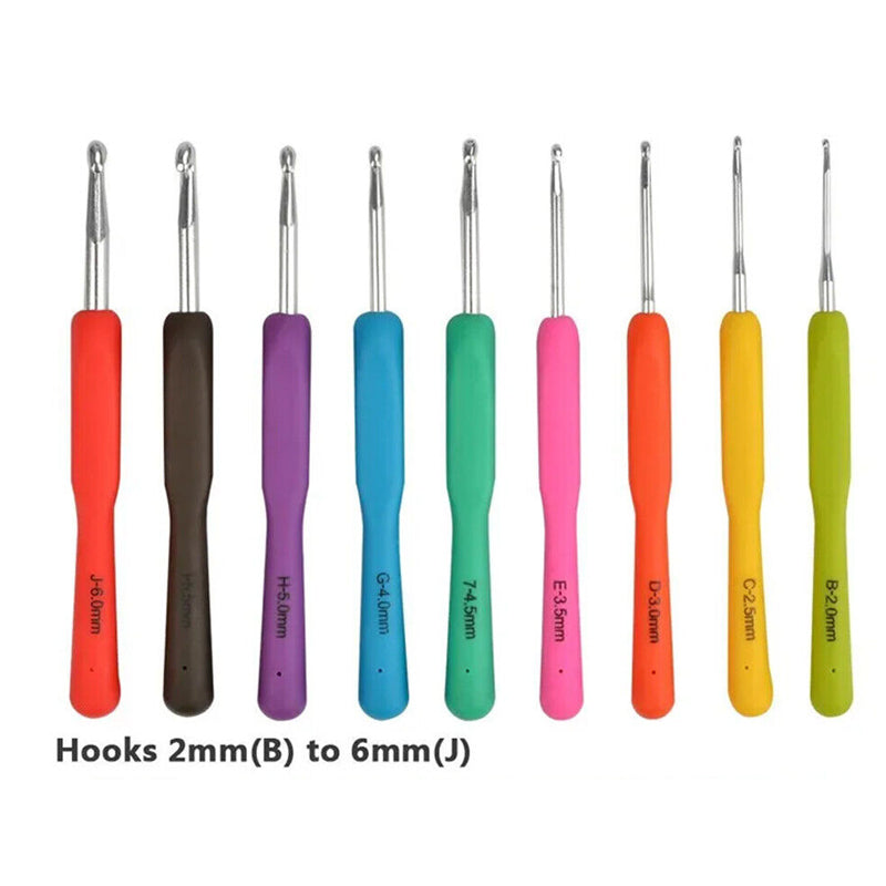 72Pcs DIY Crafting Yarn Knitting Needles Sewing Kit