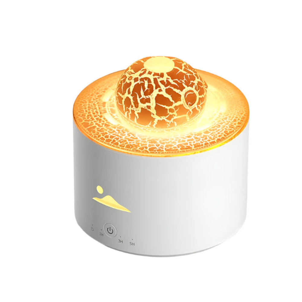 Simulation Flame Essential Oil Diffuser Tabletop Lamp Humidifier - USB Plugged in