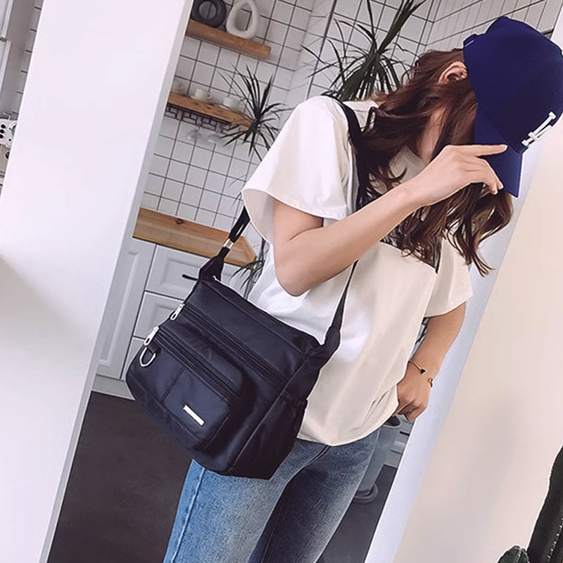 Multi Pockets Casual Crossbody Bag Women's Messenger Bag