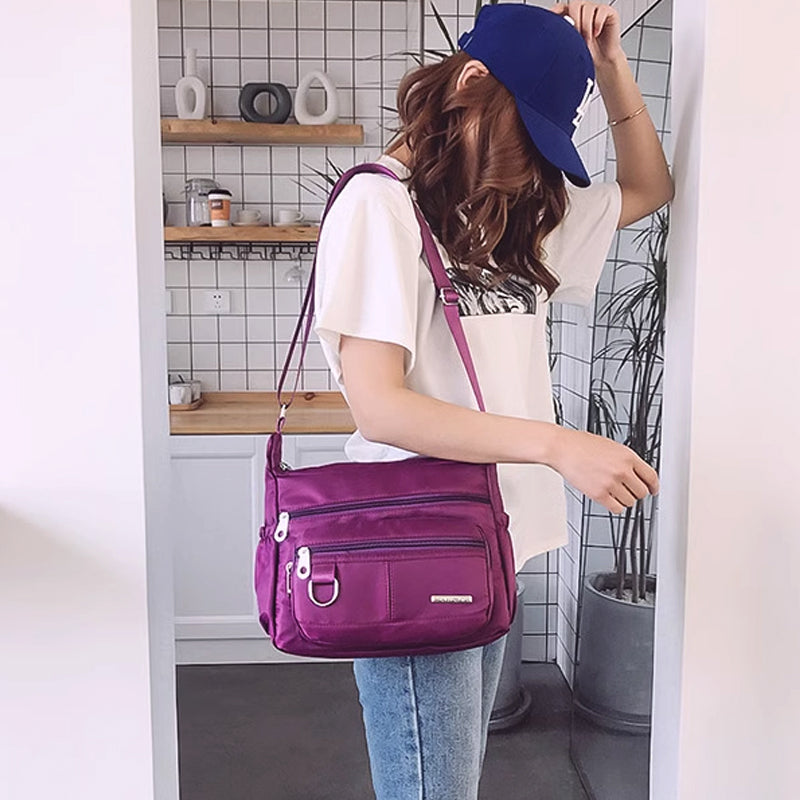 Multi Pockets Casual Crossbody Bag Women's Messenger Bag