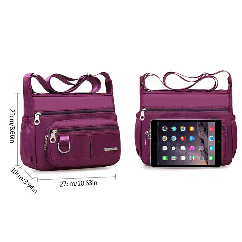 Multi Pockets Casual Crossbody Bag Women's Messenger Bag