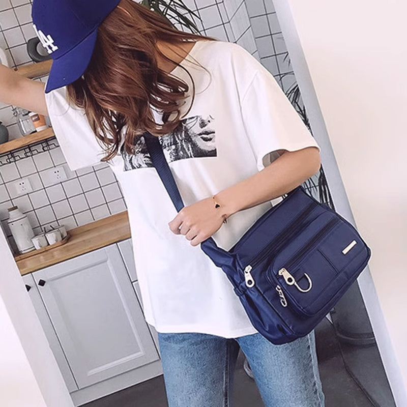 Multi Pockets Casual Crossbody Bag Women's Messenger Bag