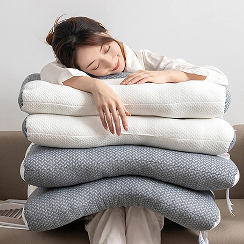 Ergonomic Designed Cervical Contour Orthopedic Neck Support Memory Foam Pillow