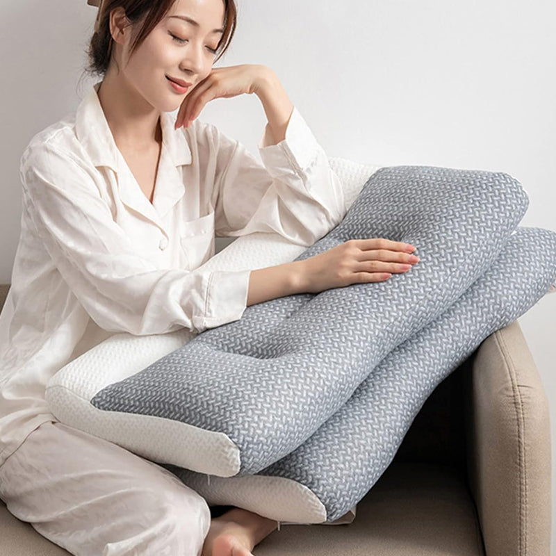 Ergonomic Designed Cervical Contour Orthopedic Neck Support Memory Foam Pillow