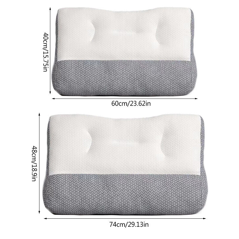 Ergonomic Designed Cervical Contour Orthopedic Neck Support Memory Foam Pillow