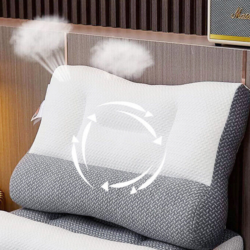 Ergonomic Designed Cervical Contour Orthopedic Neck Support Memory Foam Pillow