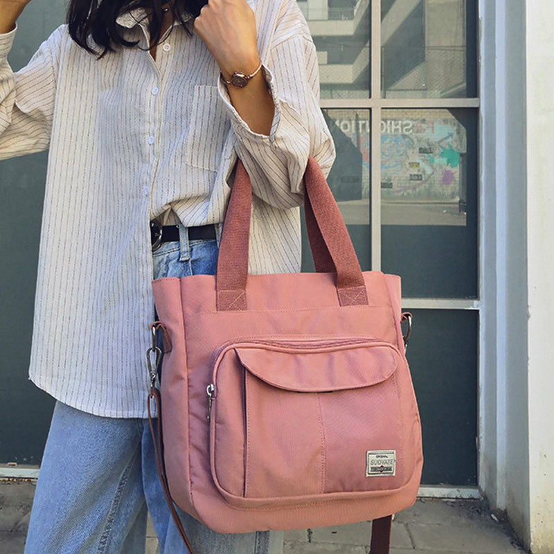 Large Capacity Multi-Compartment Women's Everyday Crossbody Messenger Handbag