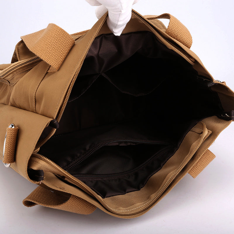 Large Capacity Multi-Compartment Women's Everyday Crossbody Messenger Handbag