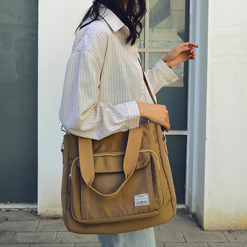 Large Capacity Multi-Compartment Women's Everyday Crossbody Messenger Handbag