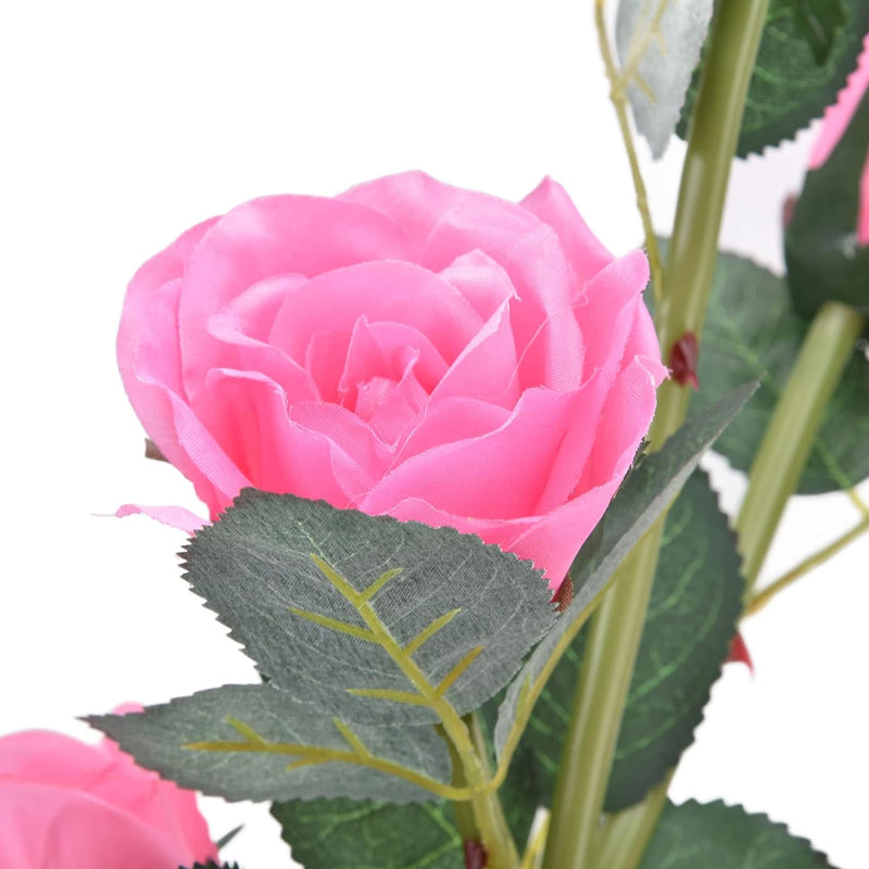 75cm Long Stemmed Garden Rose Decorative Outdoor Garden Flower Light- Solar Powered