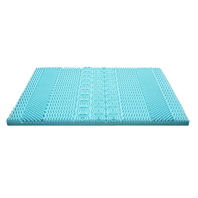 7-Zone Cool Gel Memory Mattress Support Bedding - Available in 5cm and 8cm Thickness