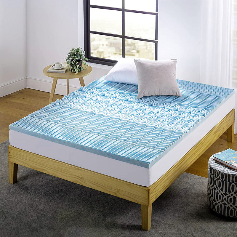 7-Zone Cool Gel Memory Mattress Support Bedding - Available in 5cm and 8cm Thickness