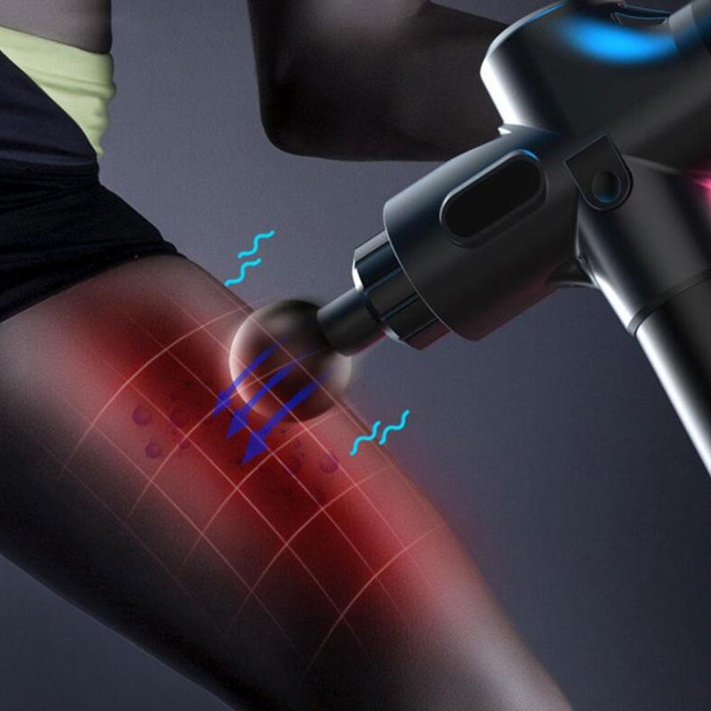 LCD Display Deep Muscle Handheld Massage Gun in AU Plug
