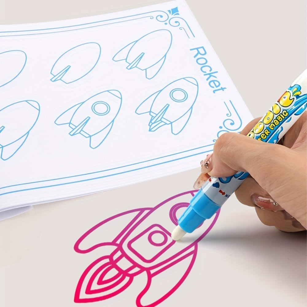 Reusable Mess Free Aqua Magic Doodle Mat Educational Toy for Kids