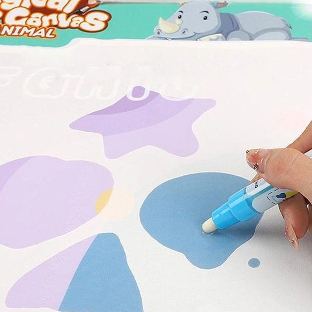 Reusable Mess Free Aqua Magic Doodle Mat Educational Toy for Kids