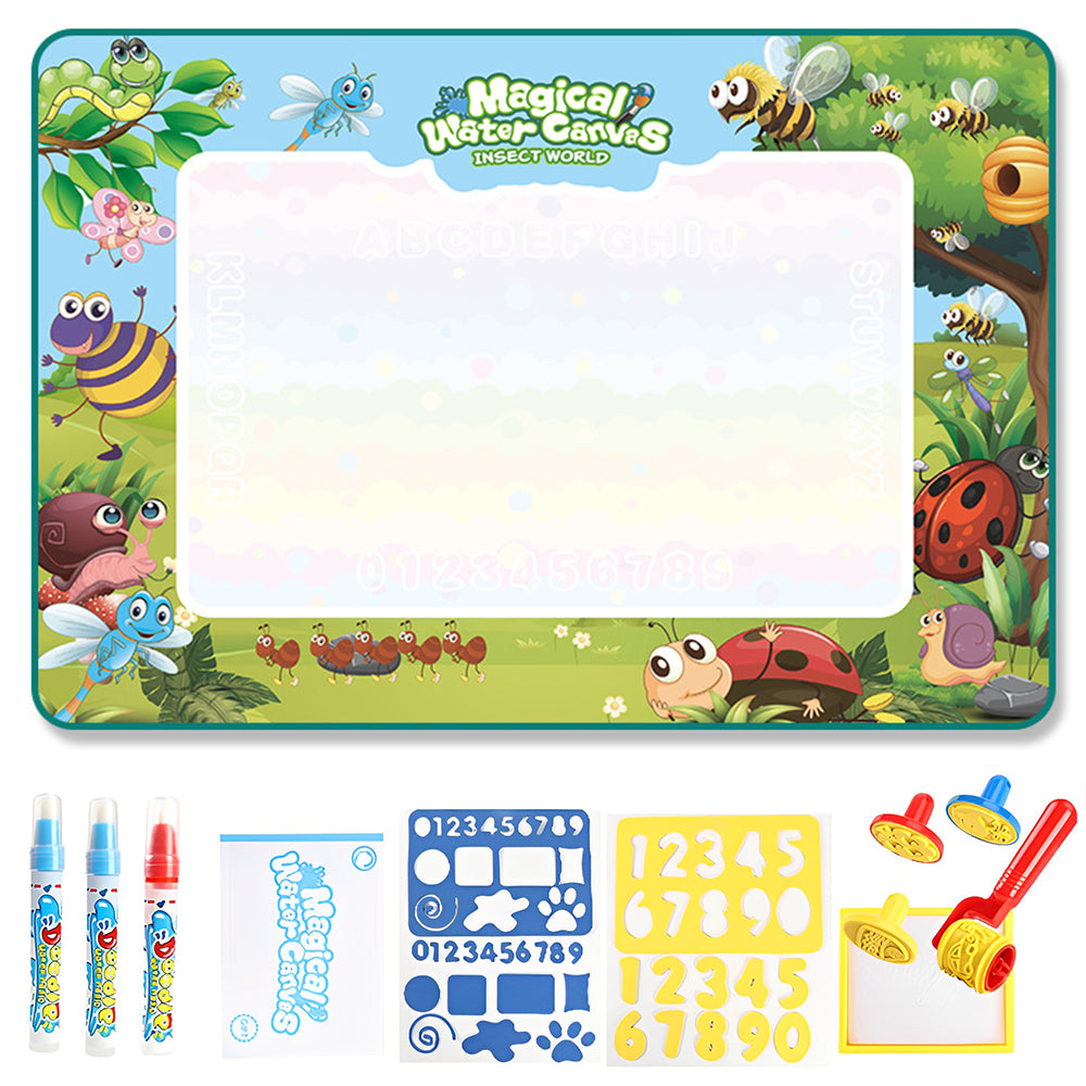 Reusable Mess Free Aqua Magic Doodle Mat Educational Toy for Kids