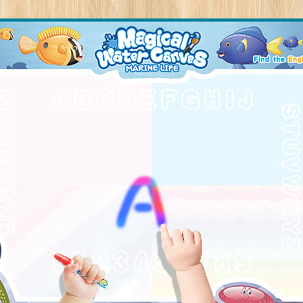 Reusable Mess Free Aqua Magic Doodle Mat Educational Toy for Kids