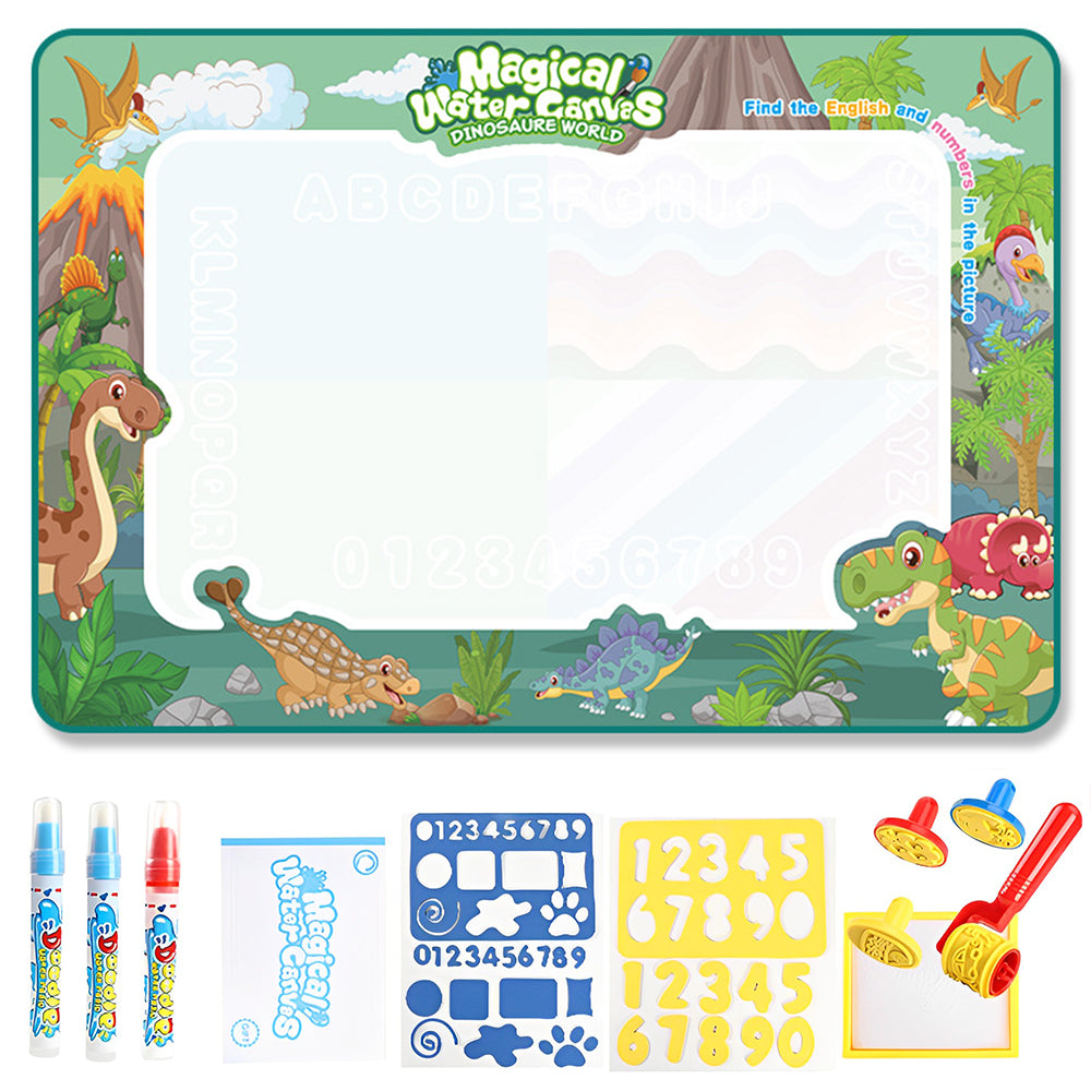 Reusable Mess Free Aqua Magic Doodle Mat Educational Toy for Kids