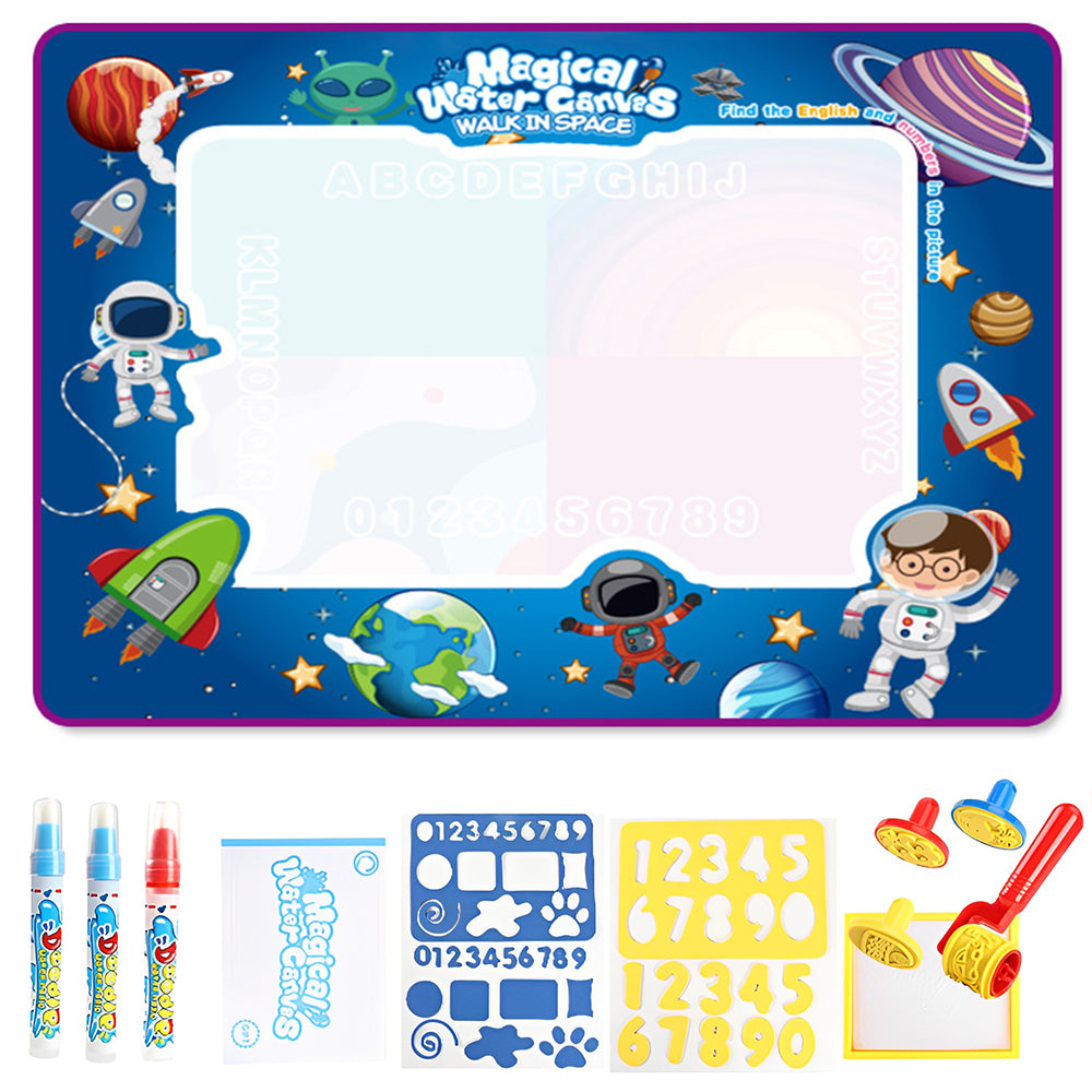 Reusable Mess Free Aqua Magic Doodle Mat Educational Toy for Kids