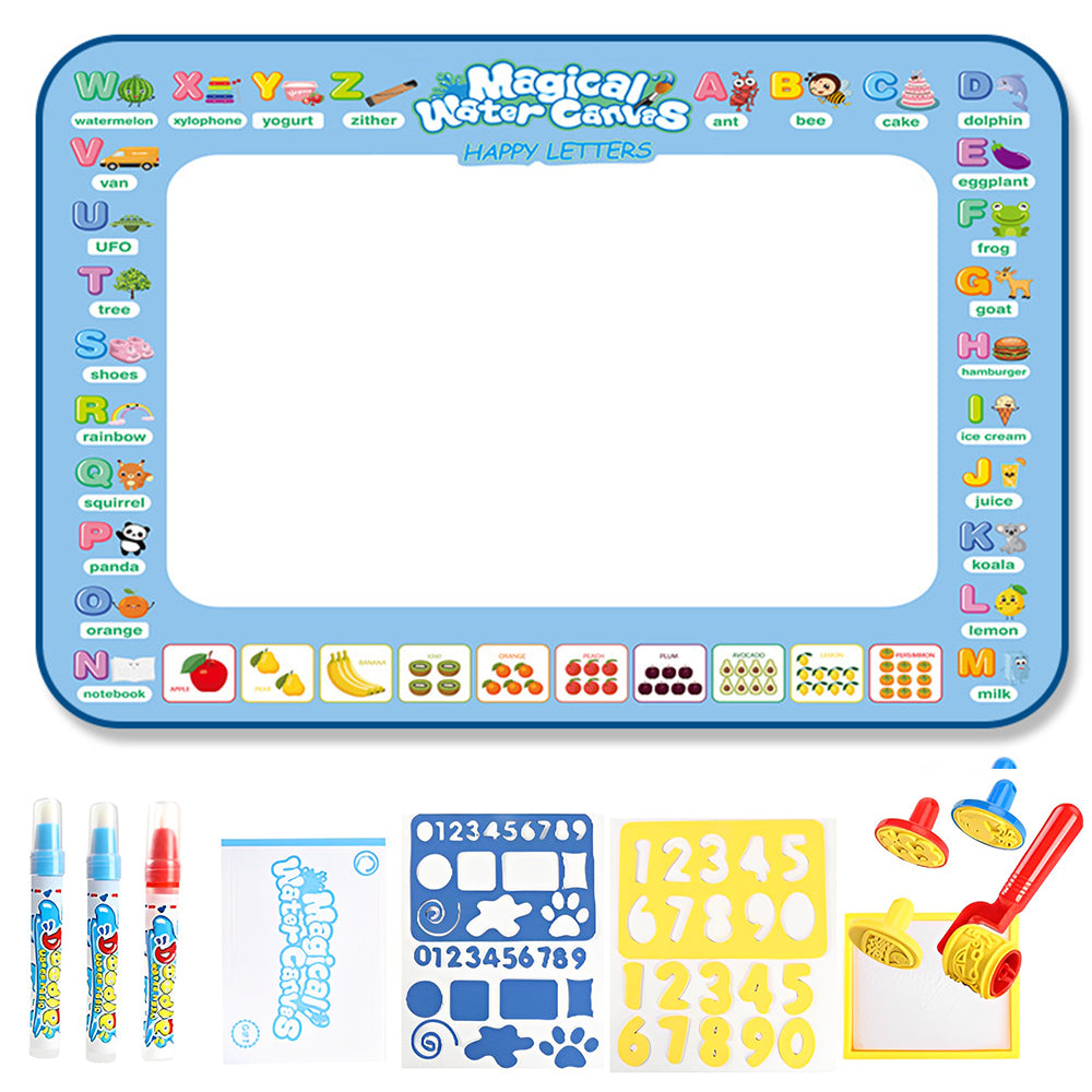 Reusable Mess Free Aqua Magic Doodle Mat Educational Toy for Kids