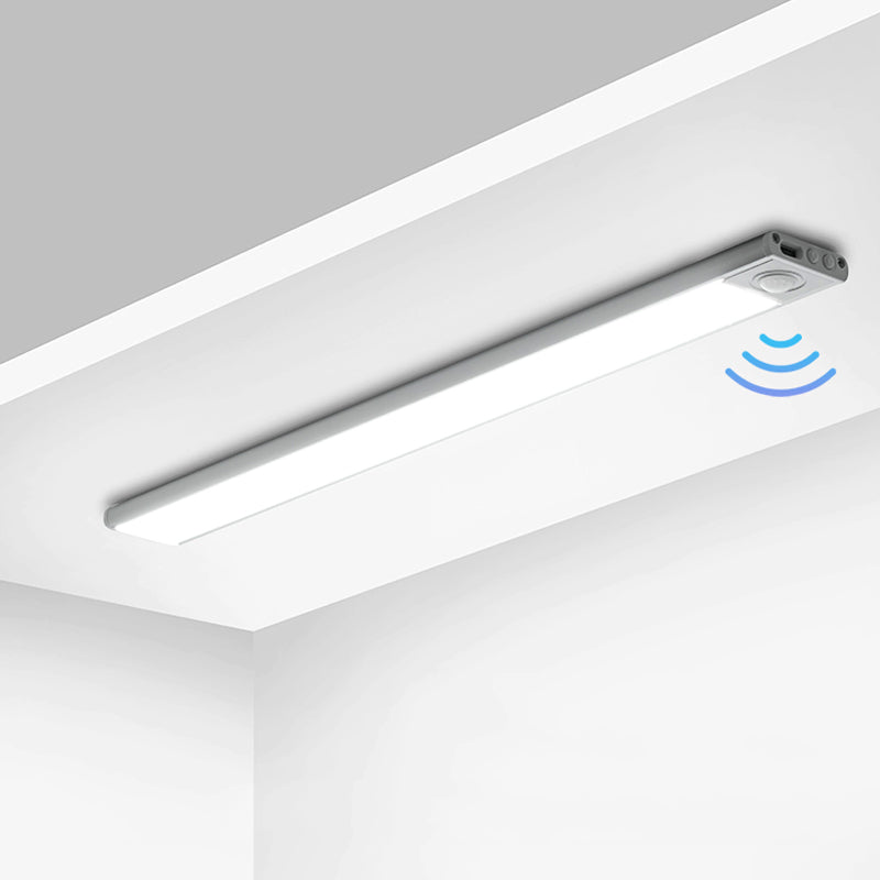 LED Motion Sensor Under Closet Cabinet Light Rechargeable Magnetic Dimmable Lamp